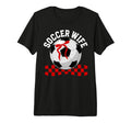 Soccer Wife Soccer Player Coquette T-Shirt - Unique Graphic for Adults - T-Shirt, Sweatshirt, Hoodie