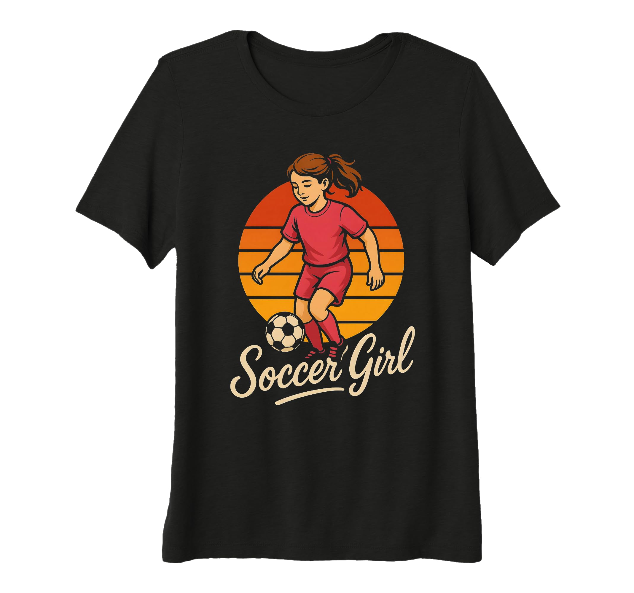 Soccer Soccer Playing Tri Blend T-Shirt - Fun Novelty Design for Adults - T-Shirt, Sweatshirt, Hoodie