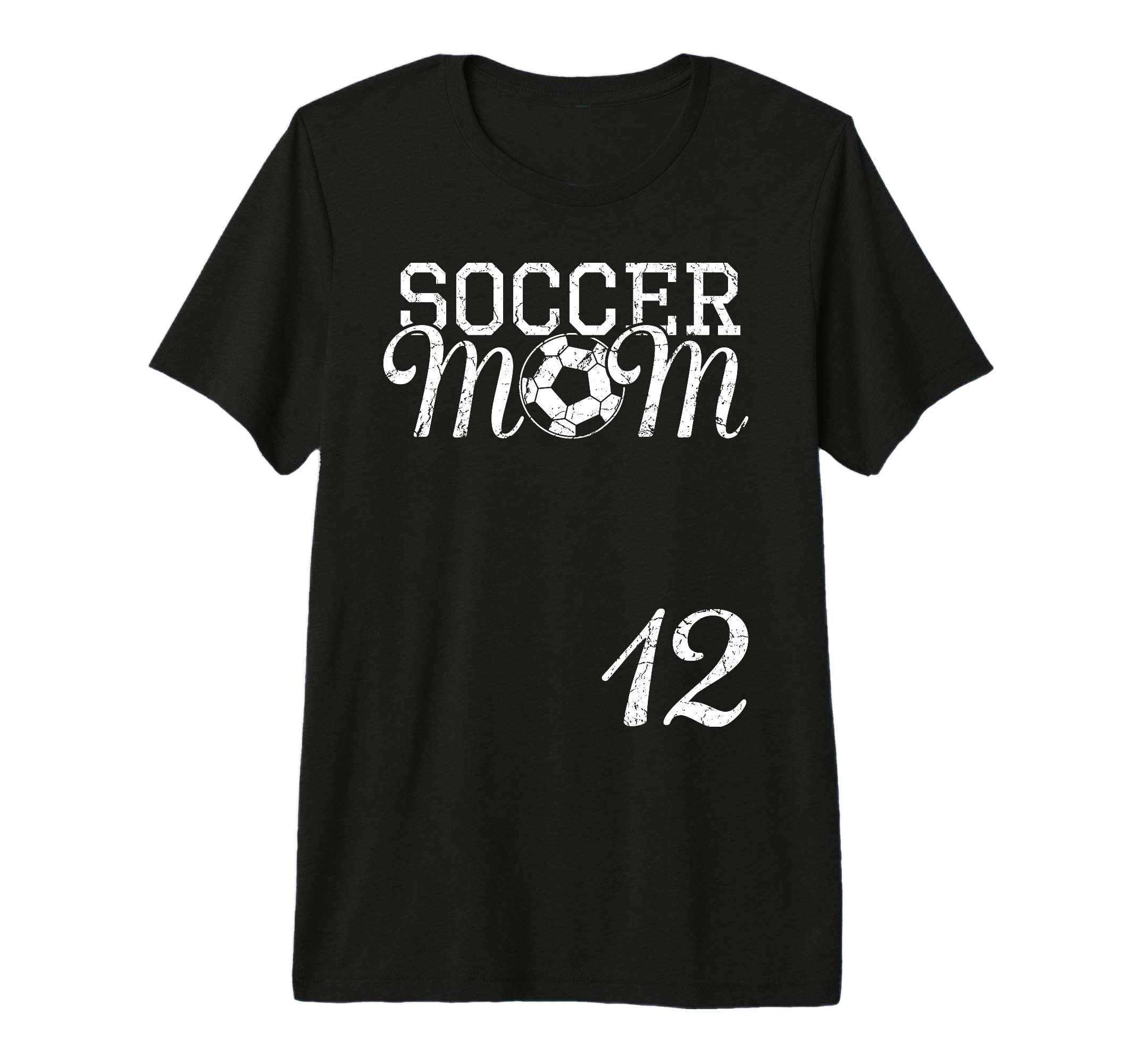 Soccer Mom Jersey Number 12 Favorite T-Shirt - Trendy Graphic for Adults - T-Shirt, Sweatshirt, Hoodie