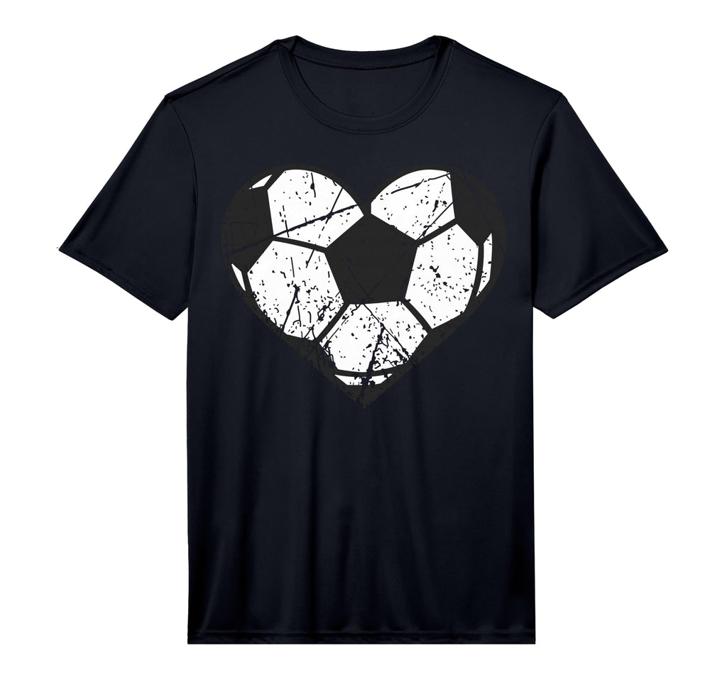 Soccer Ball Heart Valentines Day I T-Shirt - Streetwear Style for Adults - T-Shirt, Sweatshirt, Hoodie