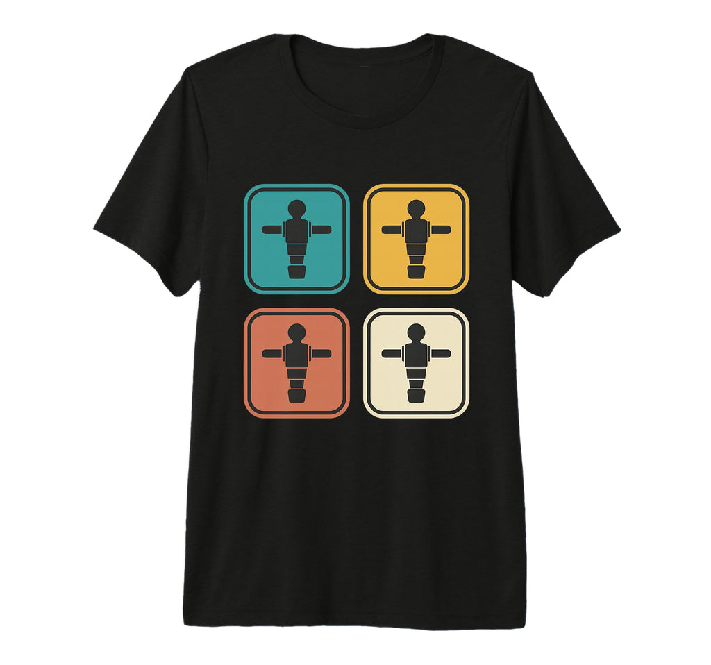 Foosball Player Icons Table Football T-Shirt - Trendy Graphic Men Women - T-Shirt, Sweatshirt, Hoodie