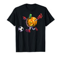 Soccer Pumpkin Halloween Soccer T-Shirt - Minimalist Print for Adults - T-Shirt, Sweatshirt, Hoodie