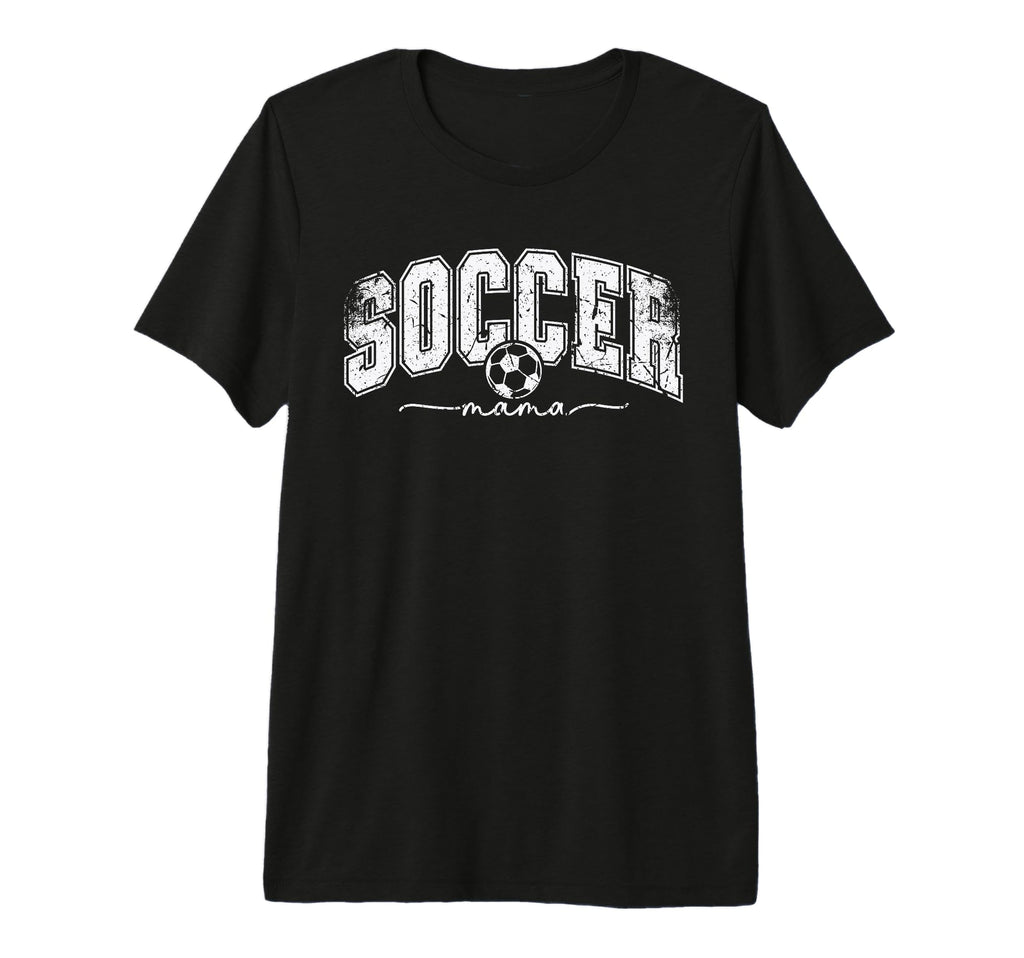 Soccer Mama Funny Sport Tri Blend T-Shirt - Novelty Apparel Unisex - T-Shirt, Sweatshirt, Hoodie