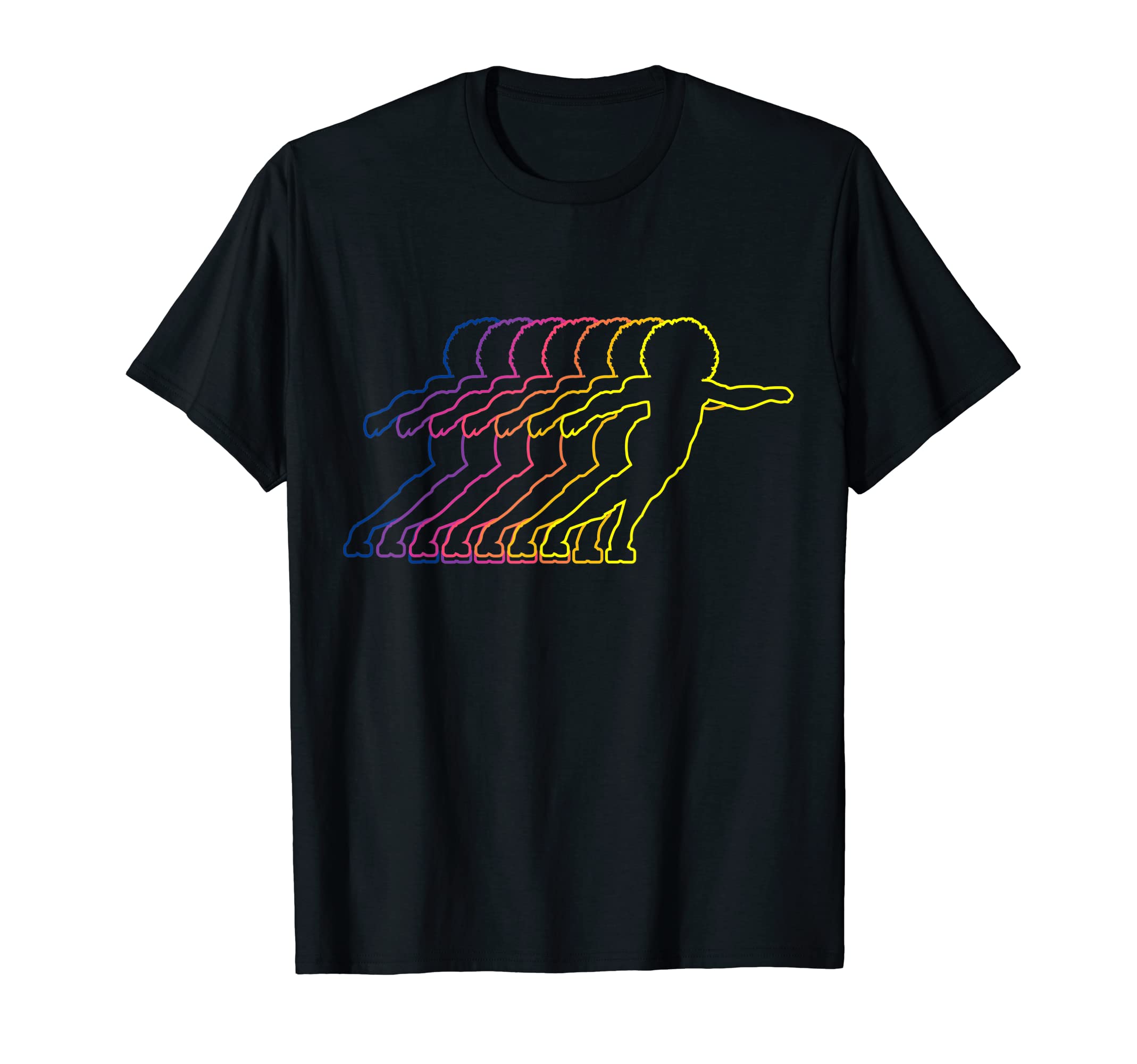 Roller Derby Roller Skate Skater Afro T-Shirt - Graphic Print Men Women - T-Shirt, Sweatshirt, Hoodie