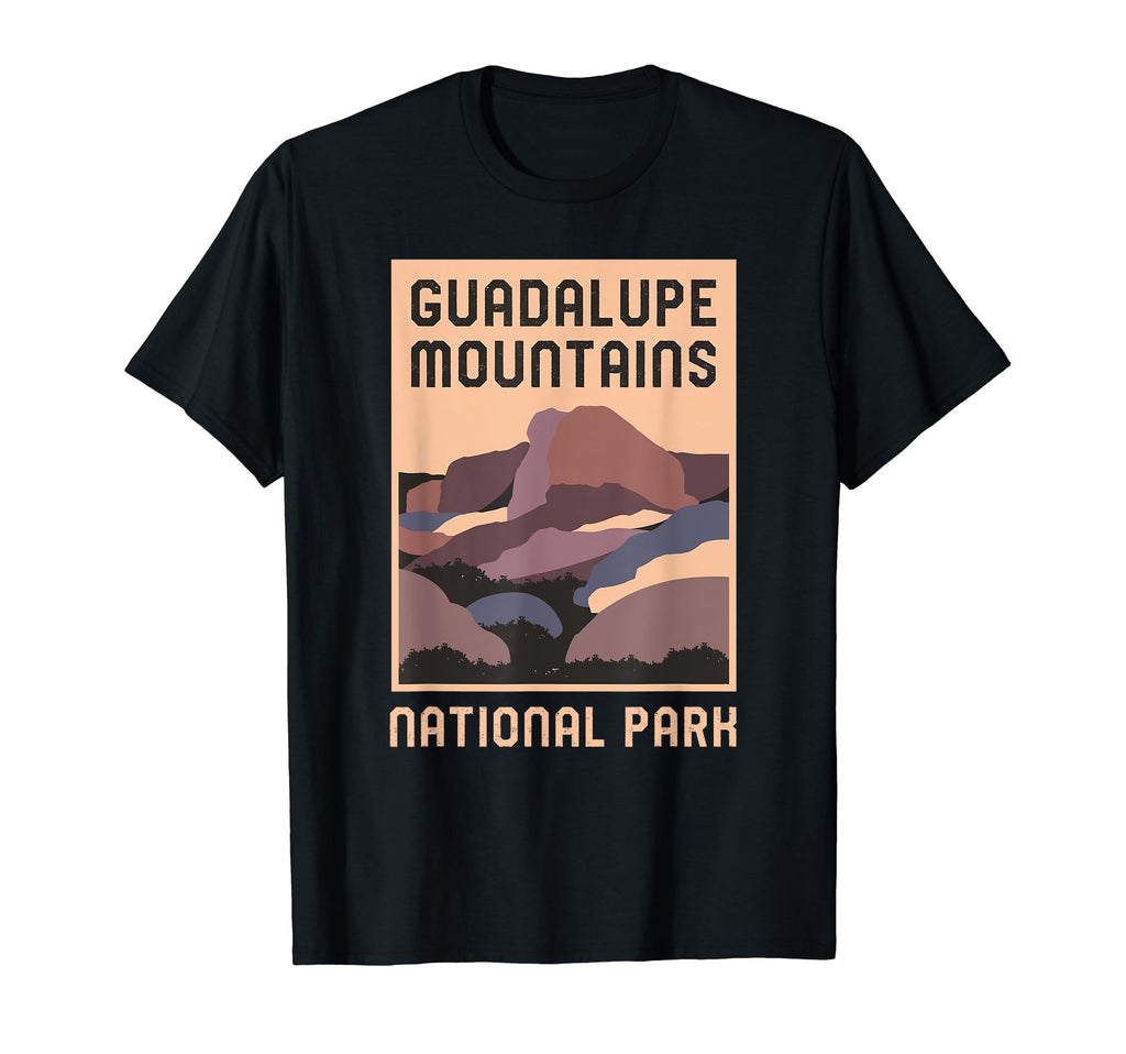 Guadalupe Mountains National Park T-Shirt - Minimalist Print for Adults - T-Shirt, Sweatshirt, Hoodie