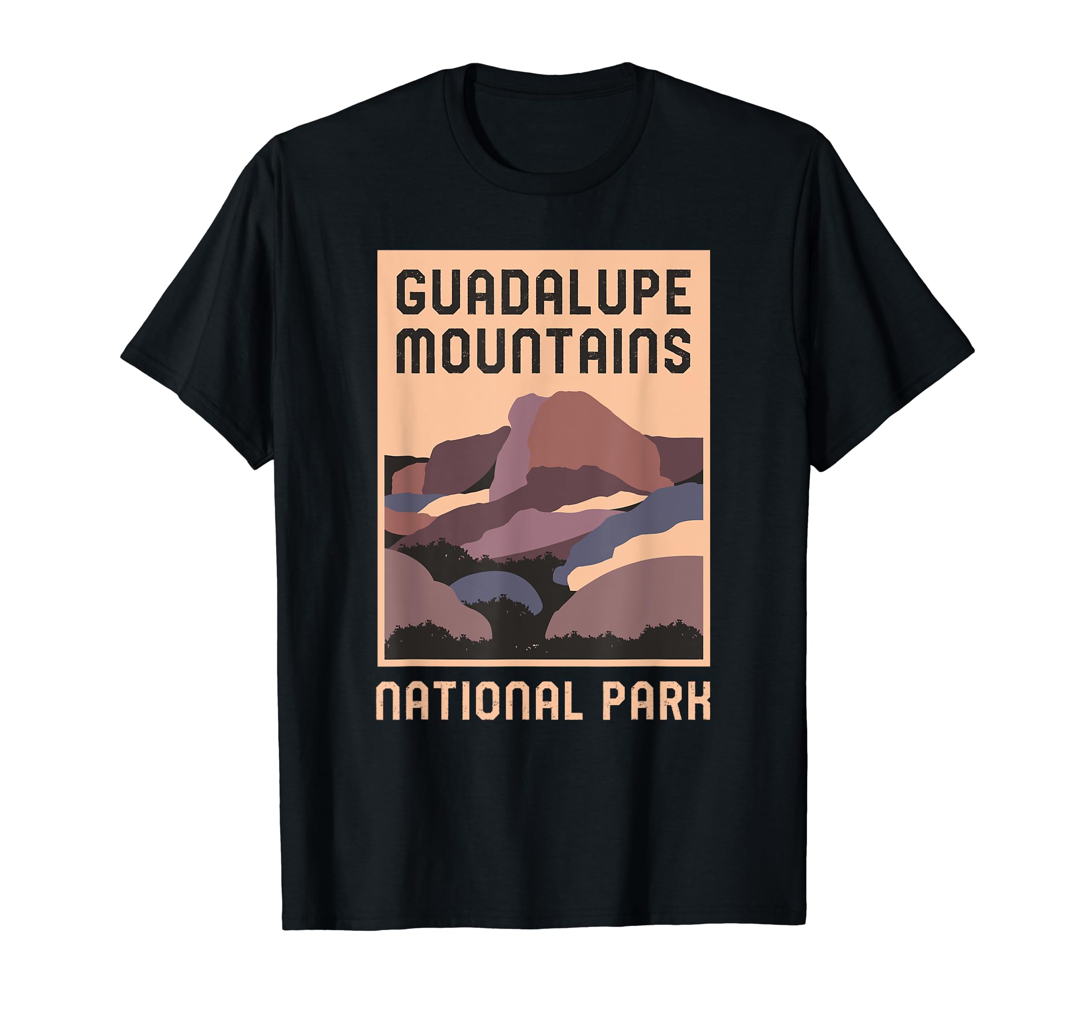 Guadalupe Mountains National Park T-Shirt - Minimalist Print for Adults - T-Shirt, Sweatshirt, Hoodie