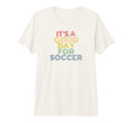 Its Good Day Soccer 70S Distressed Tri T-Shirt - Graphic Print Men Women - T-Shirt, Sweatshirt, Hoodie