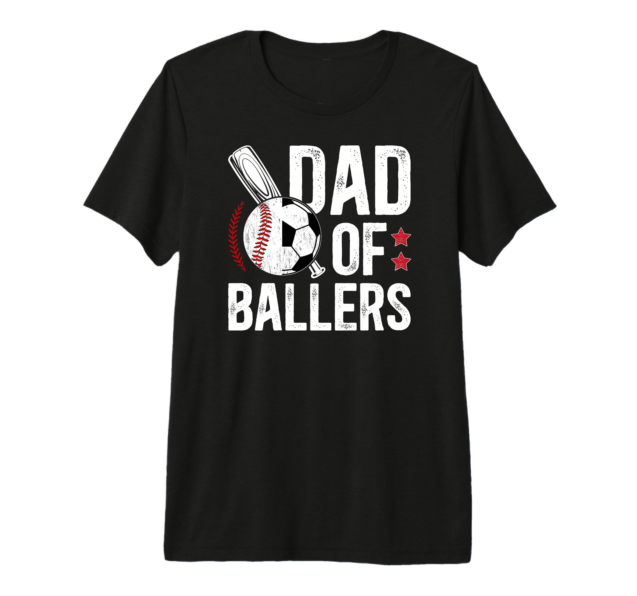 Mens Dad Ballers Baseball Soccer Dad T-Shirt - Streetwear Style for Adults - T-Shirt, Sweatshirt, Hoodie
