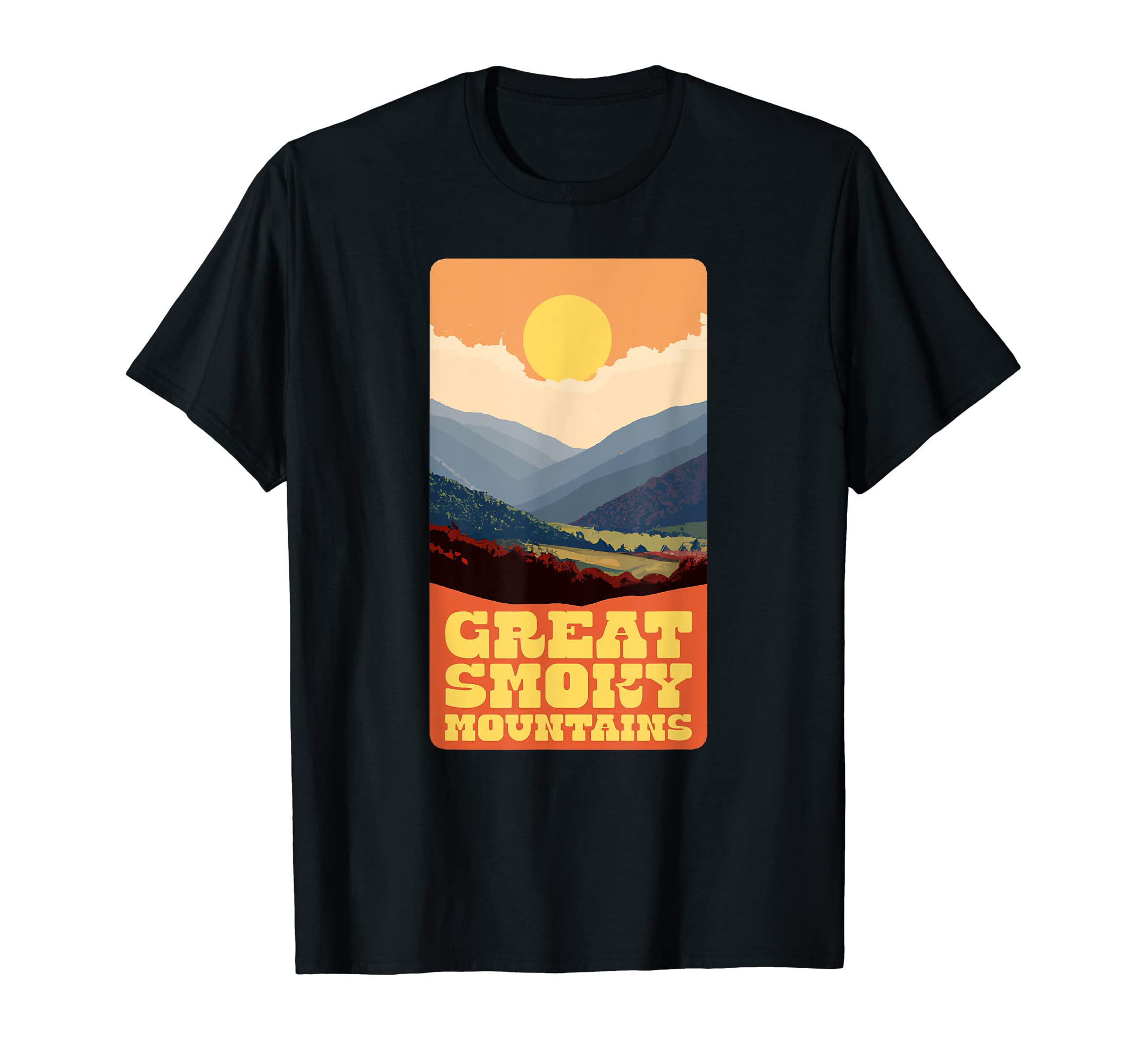 Great Smoky Mountains National Park Wpa T-Shirt - Trendy Graphic Men Women - T-Shirt, Sweatshirt, Hoodie