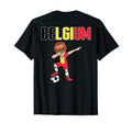 Dabbing Soccer Belgium Soccer Fans T-Shirt - Trendy Graphic for Adults - T-Shirt, Sweatshirt, Hoodie