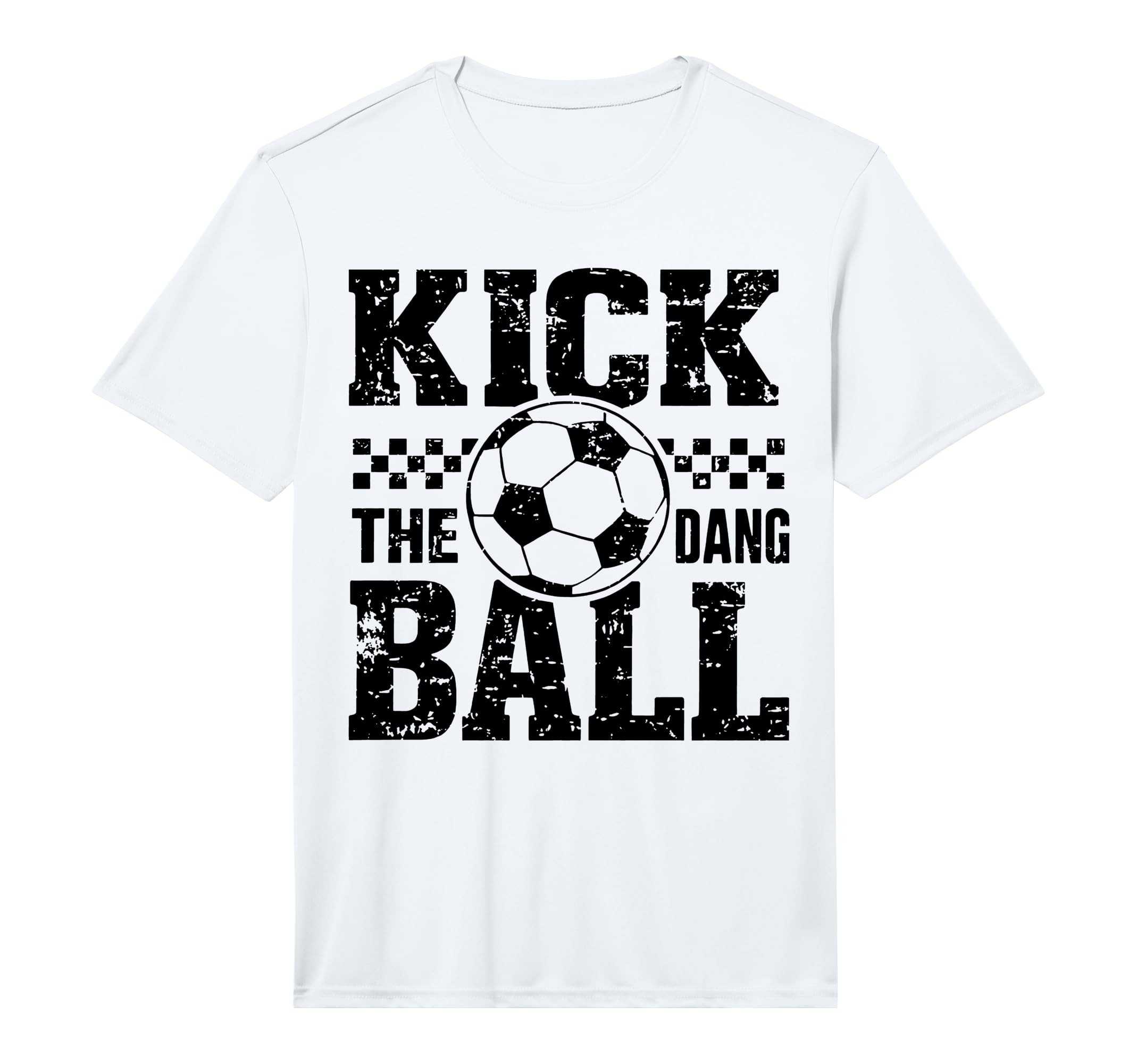 Mens Kick Dang Ball Funny Soccer Game T-Shirt - Graphic Print Men Women - T-Shirt, Sweatshirt, Hoodie