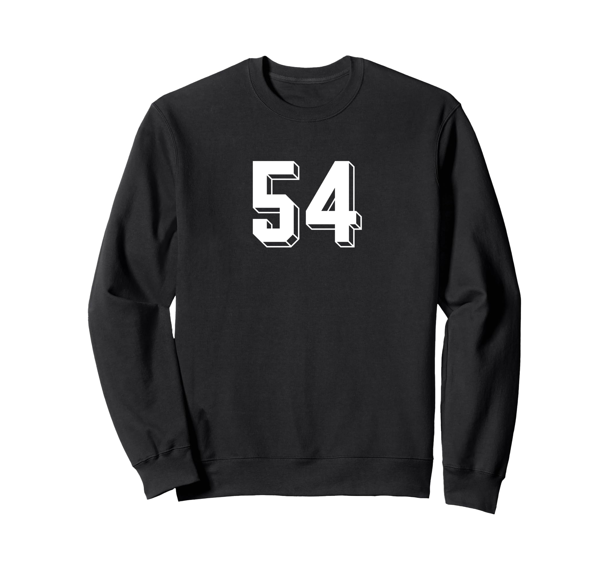 Number 54 80S 90S Soccer Team Jersey Sweatshirt - Graphic Print Unisex - T-Shirt, Sweatshirt, Hoodie