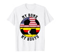My Home My Roots Uganda Flag Soccer T-Shirt - Fun Novelty Design Men Women - T-Shirt, Sweatshirt, Hoodie