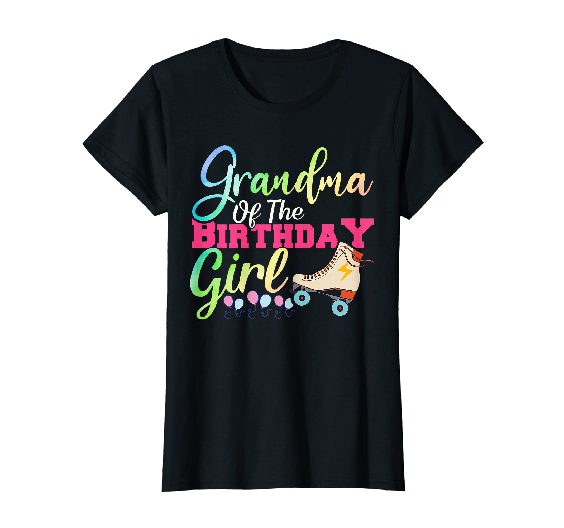 Womens Grandma Birthday Roller Skating T-Shirt - Fun Novelty Design Unisex - T-Shirt, Sweatshirt, Hoodie