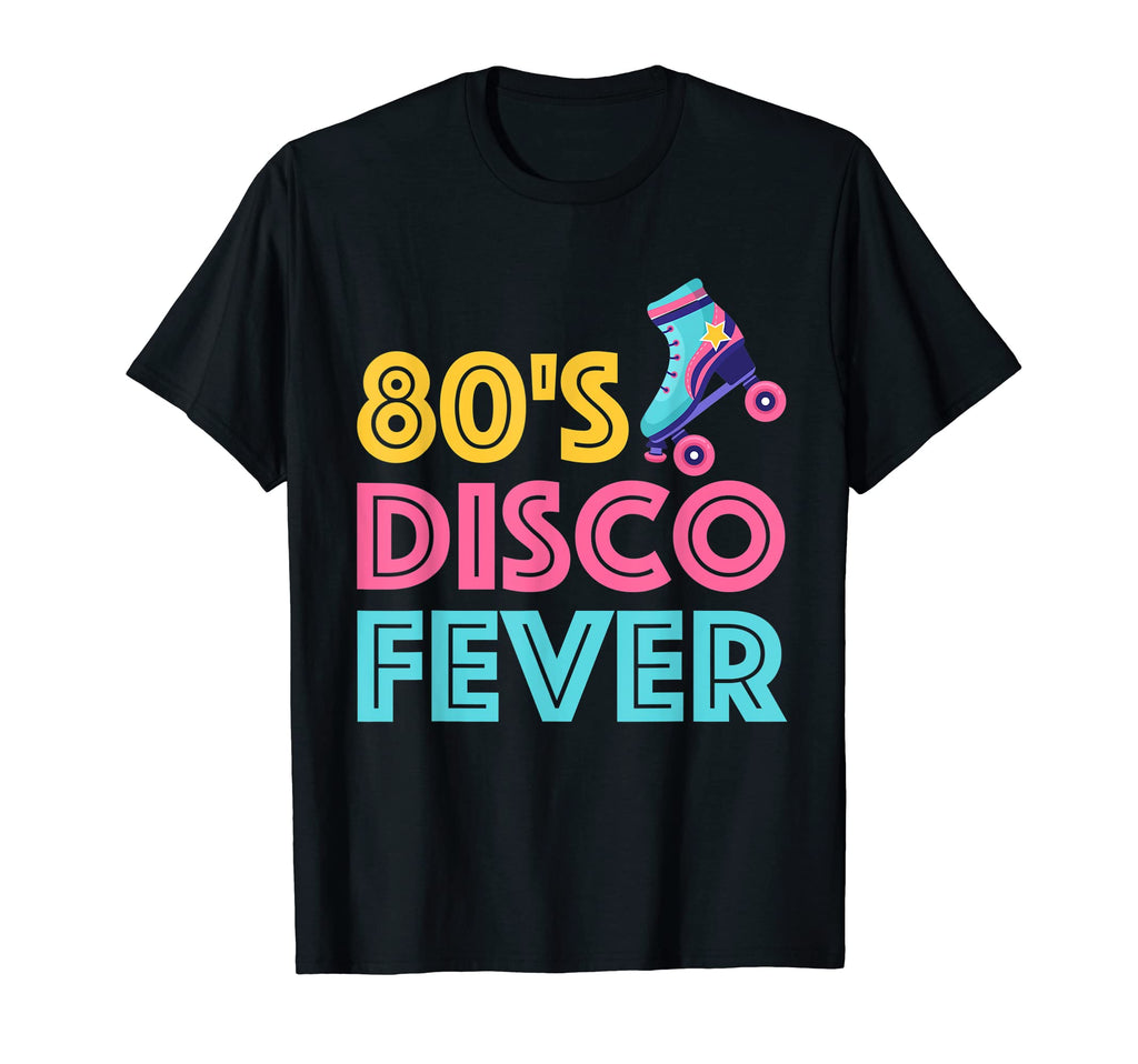 80S Disco Fever Roller Skates Skater T-Shirt - Minimalist Print Men Women - T-Shirt, Sweatshirt, Hoodie