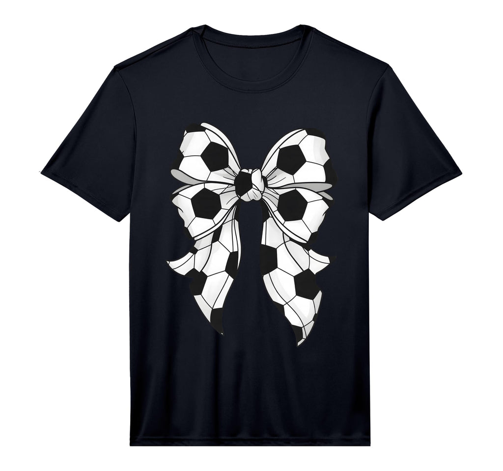 Soccer Coquette Bow Soccer Mama T-Shirt - Casual Everyday Wear Men Women - T-Shirt, Sweatshirt, Hoodie