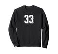 Number 33 80S 90S Soccer Team Sweatshirt - Novelty Apparel Men Women - T-Shirt, Sweatshirt, Hoodie