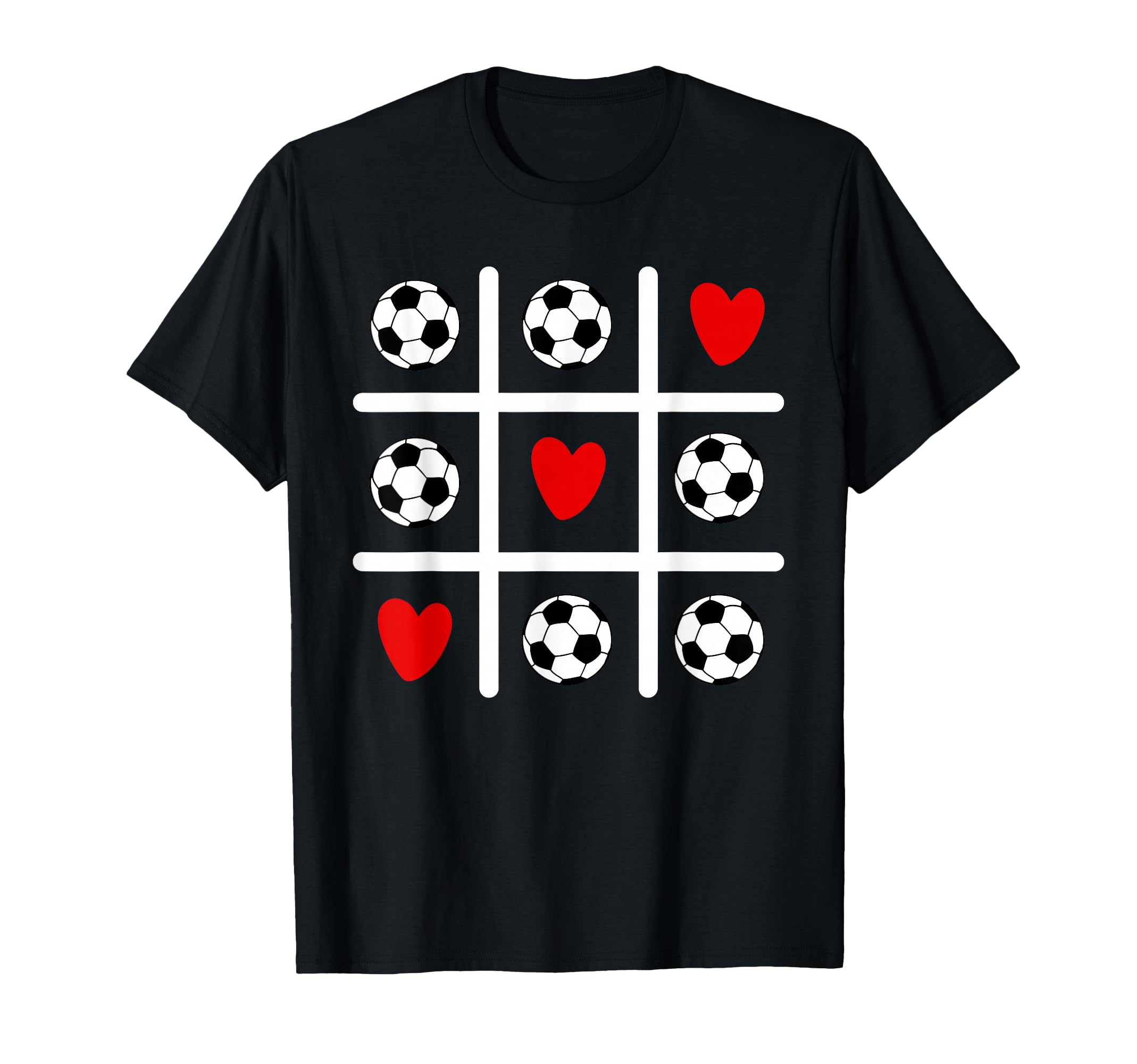 Valentine Soccer Love Heart Player Mom Dad T-Shirt - Trendy Graphic Unisex - T-Shirt, Sweatshirt, Hoodie