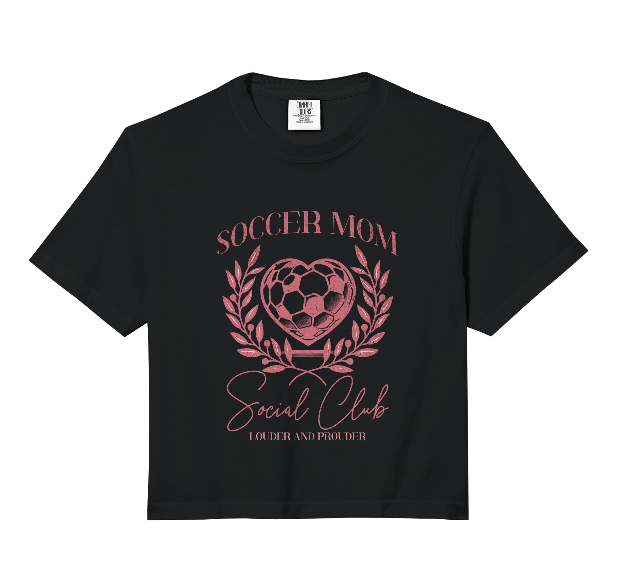 Soccer Mom Social Club Heart Sideline T-Shirt - Unique Graphic for Adults - T-Shirt, Sweatshirt, Hoodie
