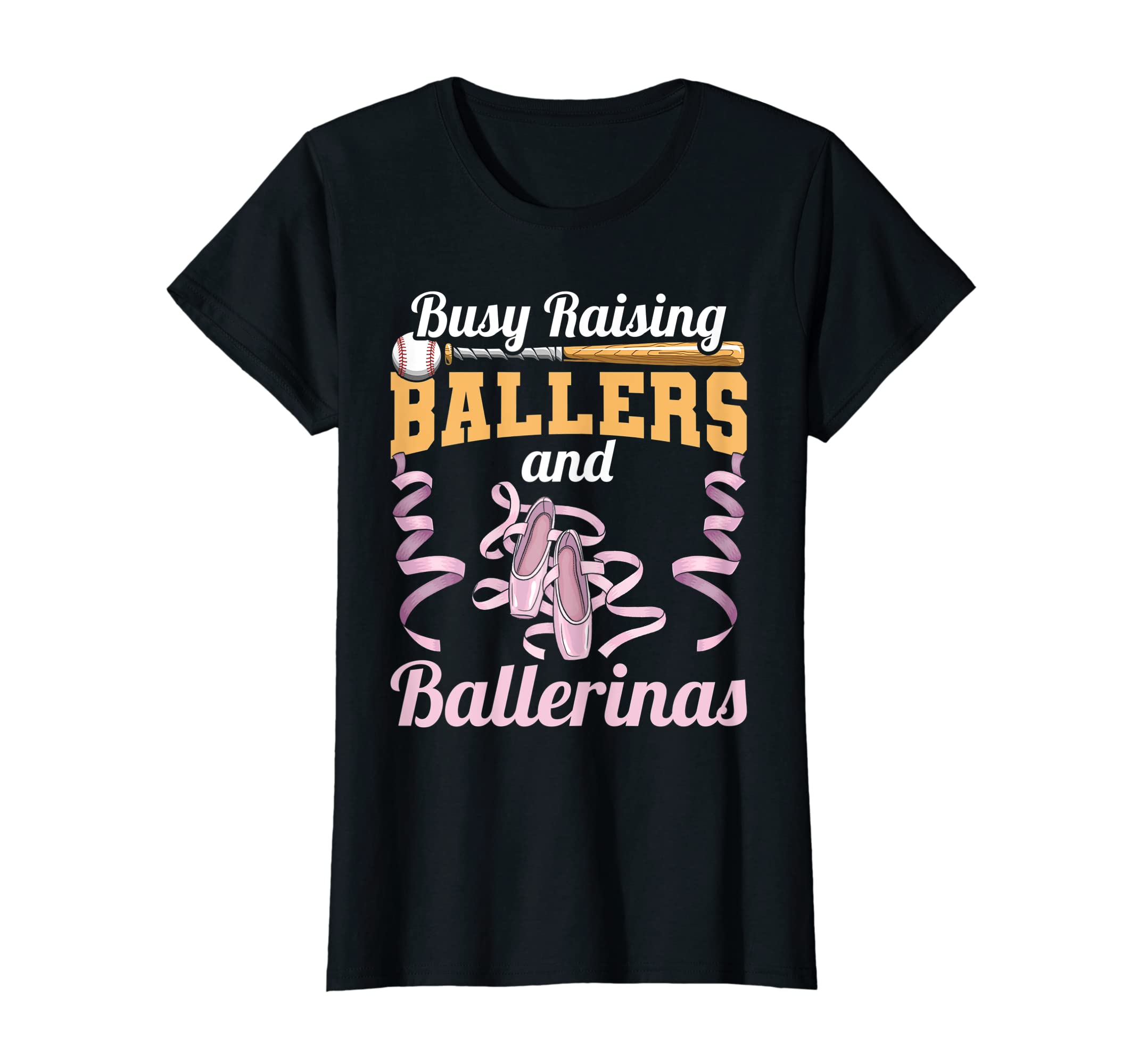 Womens Mom Busy Raising Ballers And T-Shirt - Graphic Print Unisex - T-Shirt, Sweatshirt, Hoodie