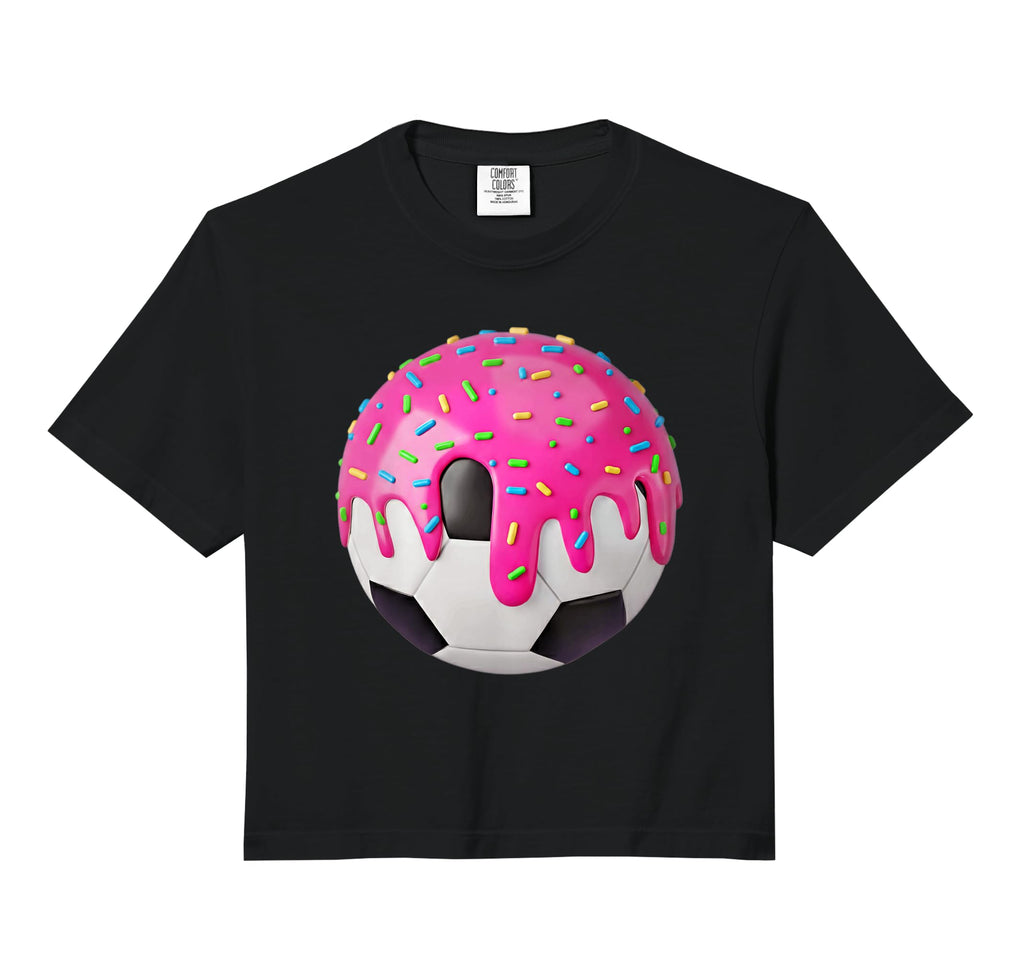 Funny Soccer Ice Cream Drip Sprinkles Hoodie - Streetwear Style Unisex - T-Shirt, Sweatshirt, Hoodie