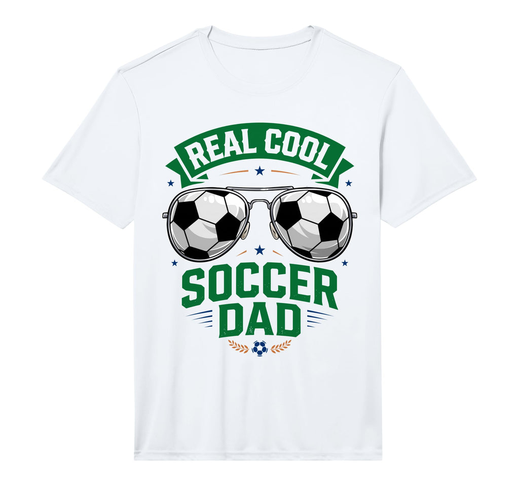 Real Soccer Dad Funny Futebol Fathers T-Shirt - Minimalist Print Men Women - T-Shirt, Sweatshirt, Hoodie