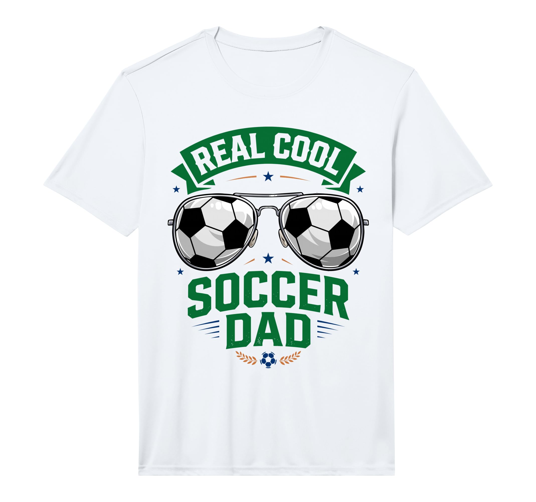 Real Soccer Dad Funny Futebol Fathers T-Shirt - Minimalist Print Men Women - T-Shirt, Sweatshirt, Hoodie