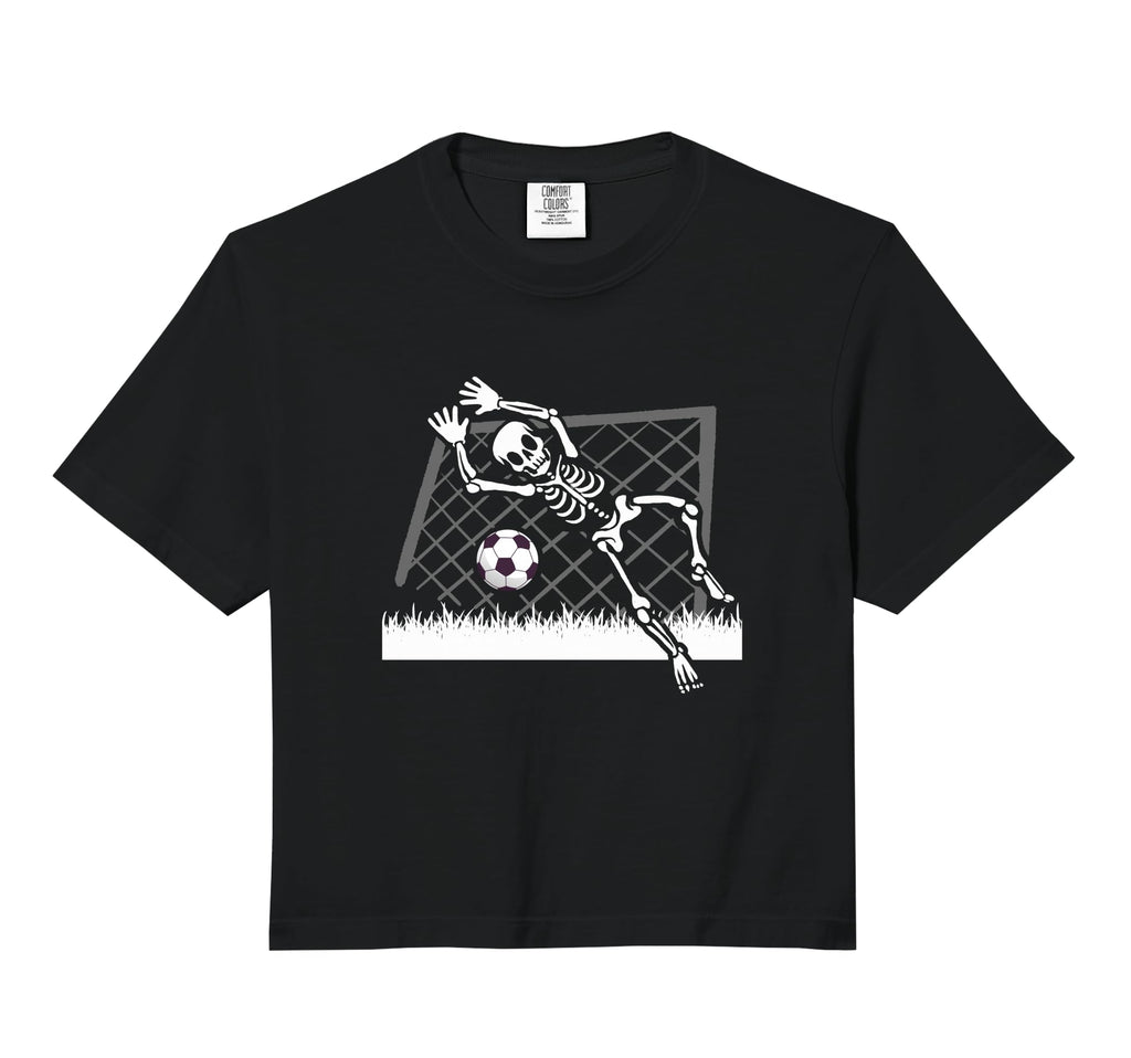 Skeleton Soccer Funny Halloween Party T-Shirt - Custom Art Print Unisex - T-Shirt, Sweatshirt, Hoodie