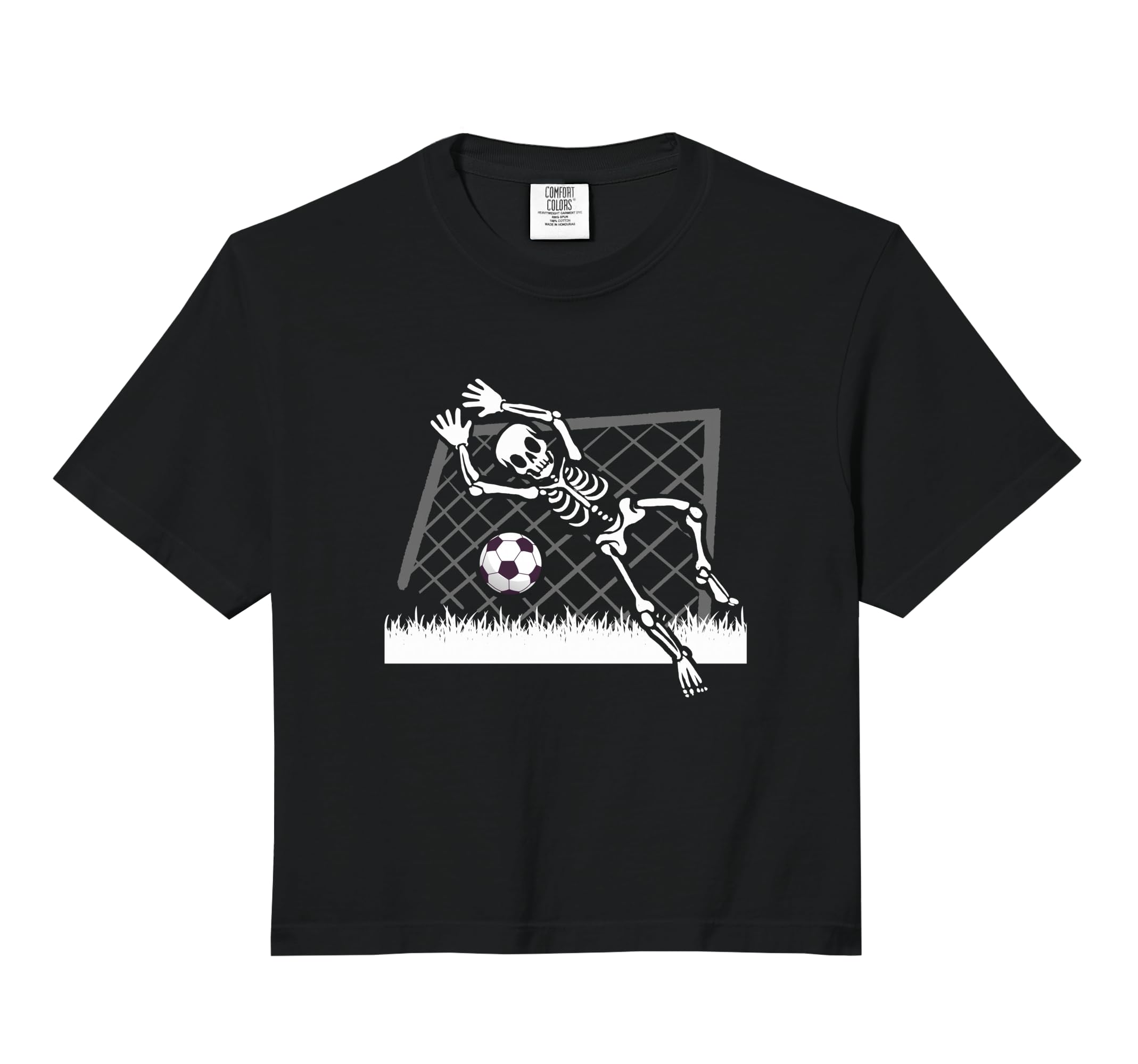 Skeleton Soccer Funny Halloween Party T-Shirt - Unique Graphic Unisex - T-Shirt, Sweatshirt, Hoodie