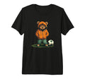 Funny Teddy Bear Loves Soccer And Tri T-Shirt - Unique Graphic for Adults - T-Shirt, Sweatshirt, Hoodie