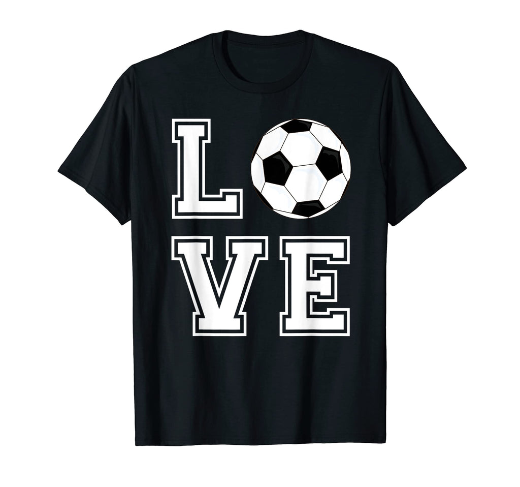 Love Soccer Playing Soccer Lover T-Shirt - Minimalist Print Men Women - T-Shirt, Sweatshirt, Hoodie