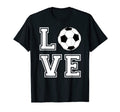 Love Soccer Playing Soccer Lover T-Shirt - Minimalist Print Men Women - T-Shirt, Sweatshirt, Hoodie