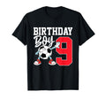 9Th Birthday Football Soccer Nine T-Shirt - Fun Novelty Design for Adults - T-Shirt, Sweatshirt, Hoodie