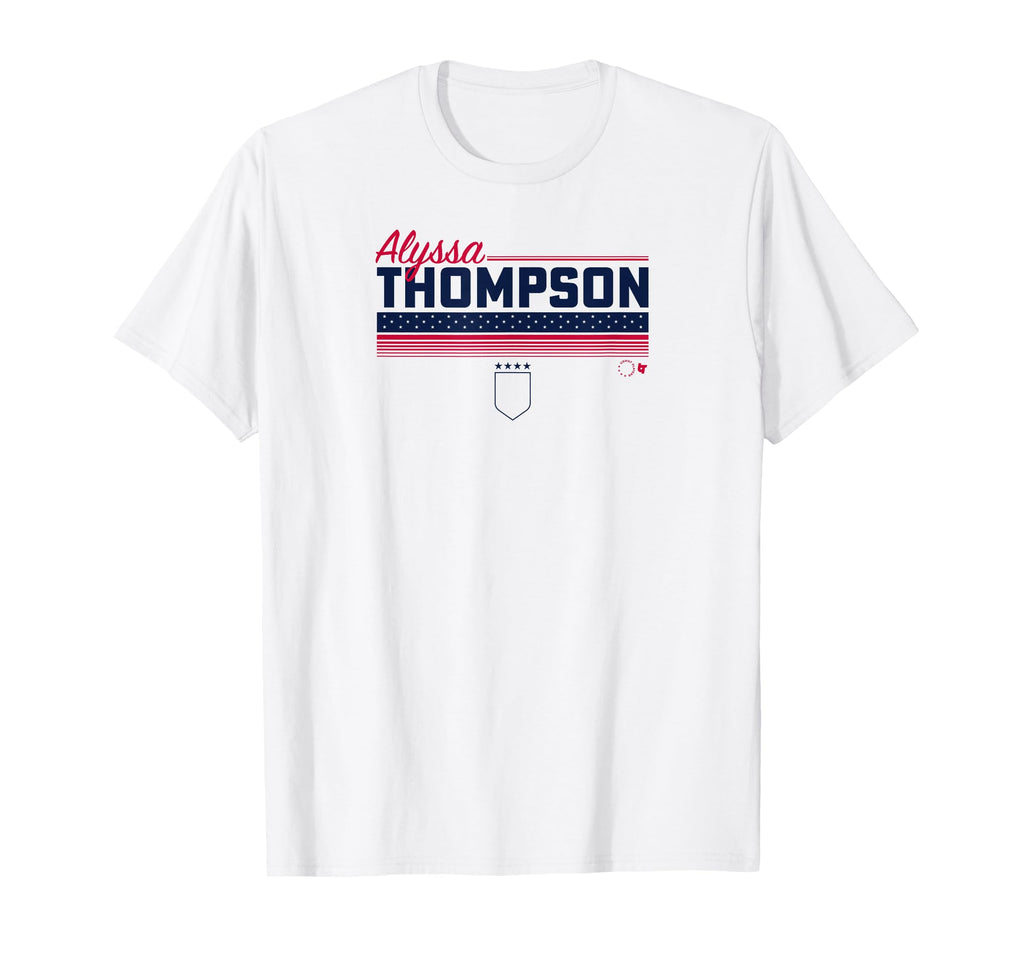 Alyssa Thompson Stripe Uswntpa Usa T-Shirt - Minimalist Print for Adults - T-Shirt, Sweatshirt, Hoodie