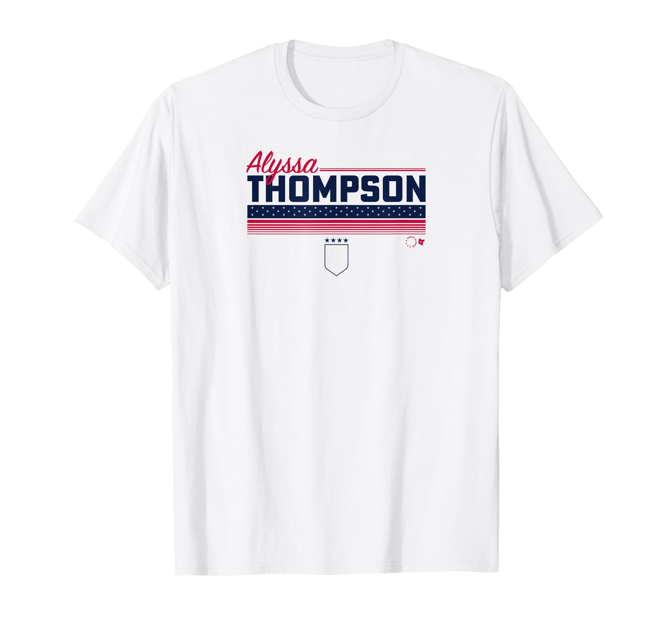 Alyssa Thompson Stripe Uswntpa Usa T-Shirt - Minimalist Print for Adults - T-Shirt, Sweatshirt, Hoodie