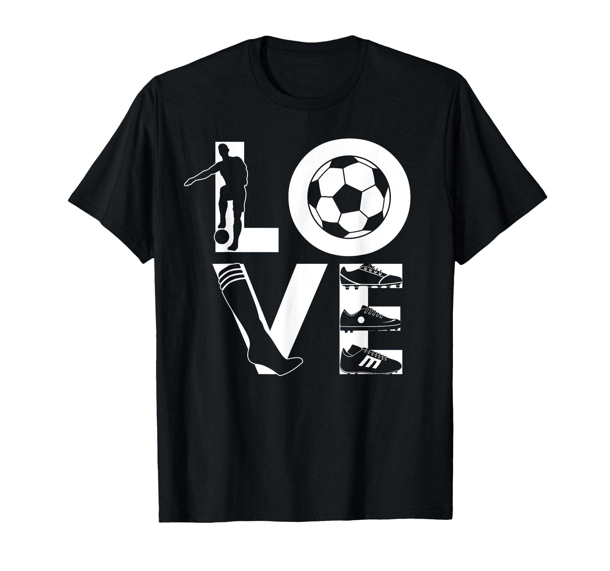 Soccer Love Gift Football Player T-Shirt - Aesthetic Graphic Men Women - T-Shirt, Sweatshirt, Hoodie