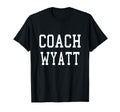 Coach Wyatt Custom Football T-Shirt - Casual Everyday Wear for Adults - T-Shirt, Sweatshirt, Hoodie