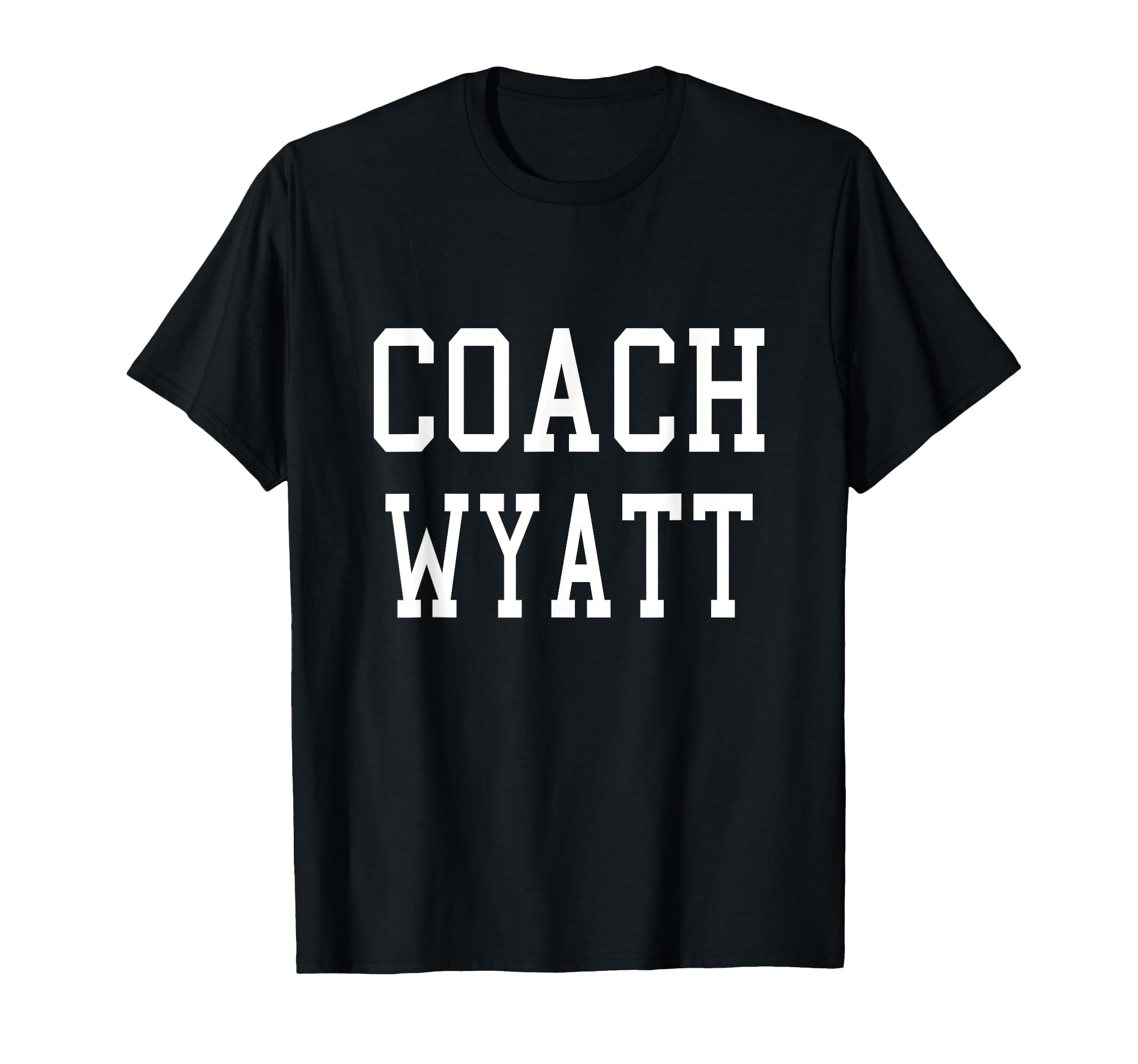 Coach Wyatt Custom Football T-Shirt - Casual Everyday Wear for Adults - T-Shirt, Sweatshirt, Hoodie