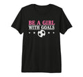 Soccer Goals Soccer Lover Gift Tri T-Shirt - Aesthetic Graphic Men Women - T-Shirt, Sweatshirt, Hoodie