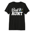 Ball Aunt Heart Volleyball Soccer Aunt T-Shirt - Graphic Print Unisex - T-Shirt, Sweatshirt, Hoodie