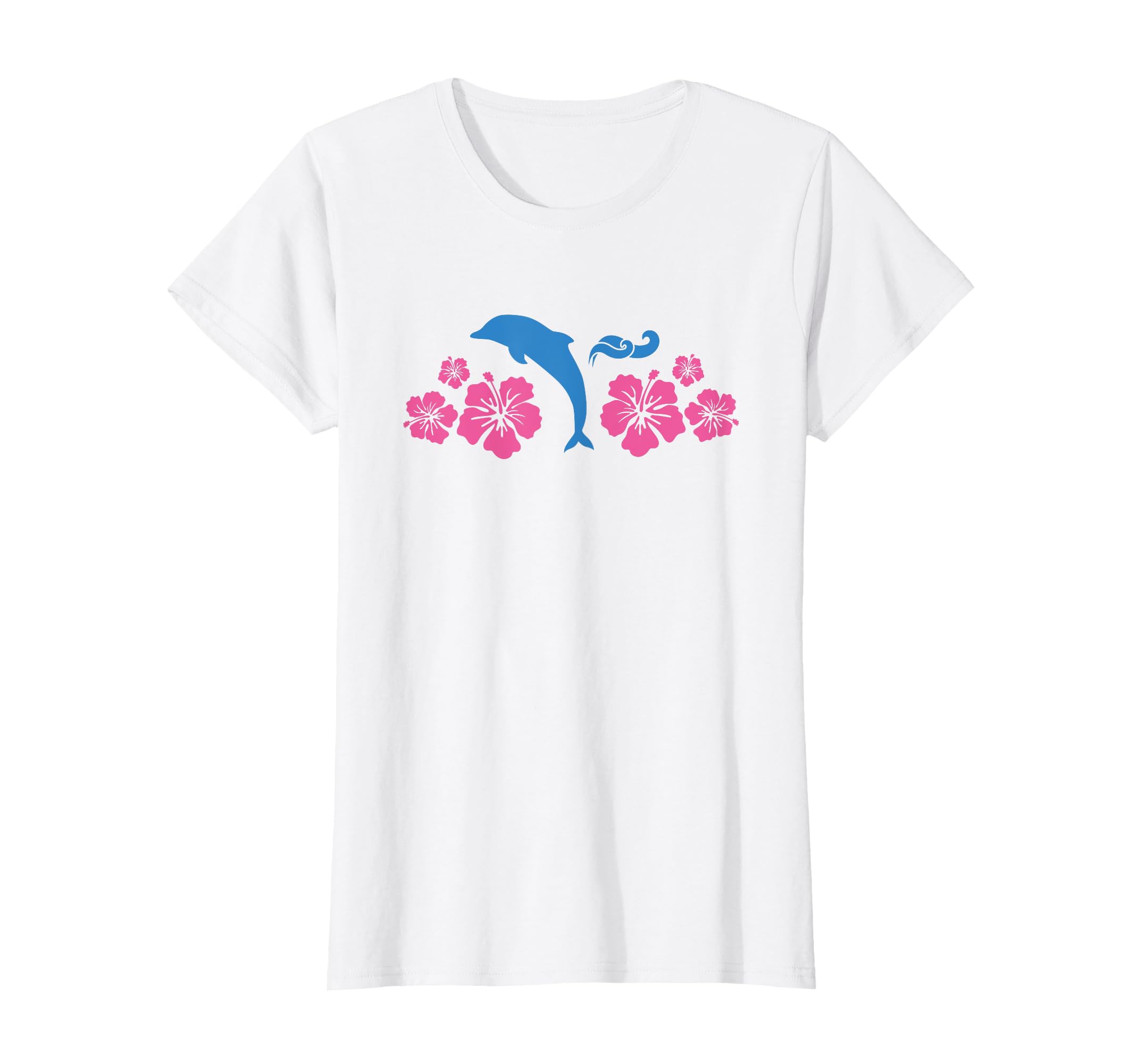 Dolphin Flowers Coconut Y2K 2000S T-Shirt - Trendy Graphic Unisex - T-Shirt, Sweatshirt, Hoodie