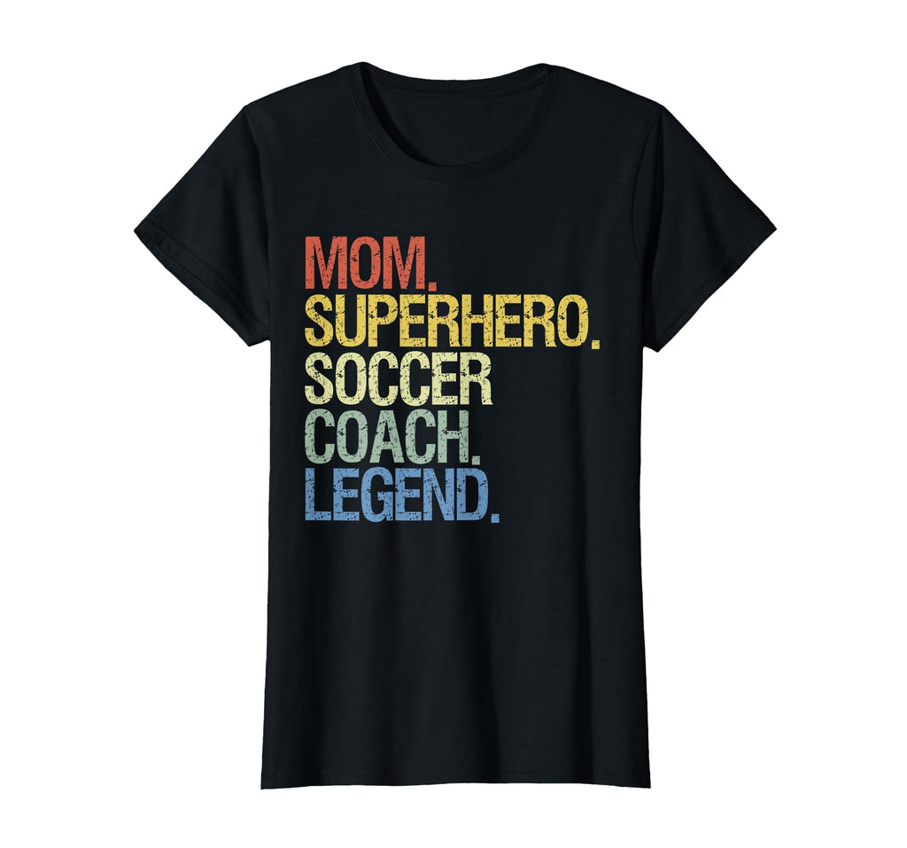 Mom Superhero Soccer Coach Legend Sweatshirt - Minimalist Print Men Women - T-Shirt, Sweatshirt, Hoodie