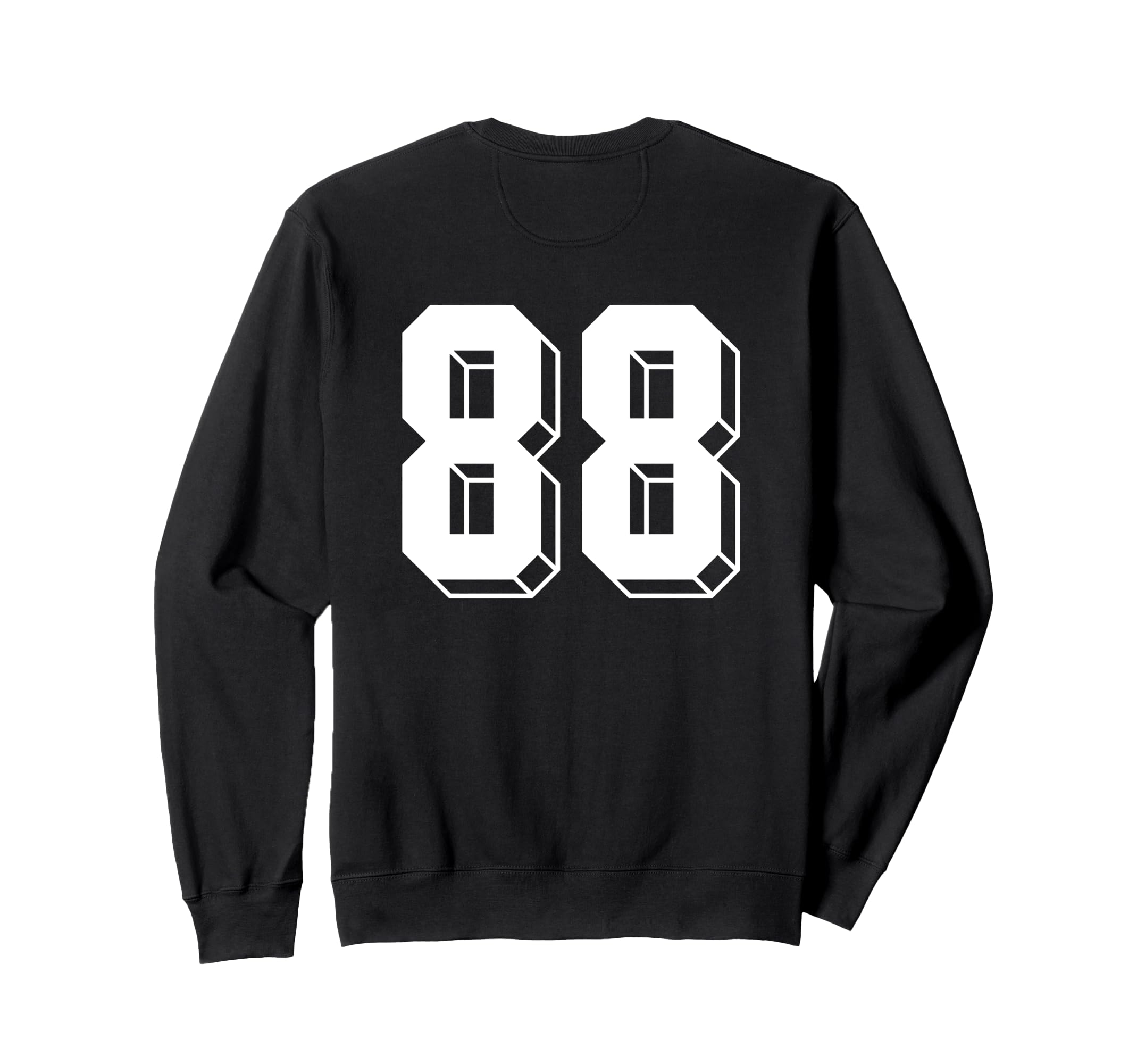 Number 88 Backside 80S 90S Sweatshirt - Casual Everyday Wear for Adults - T-Shirt, Sweatshirt, Hoodie