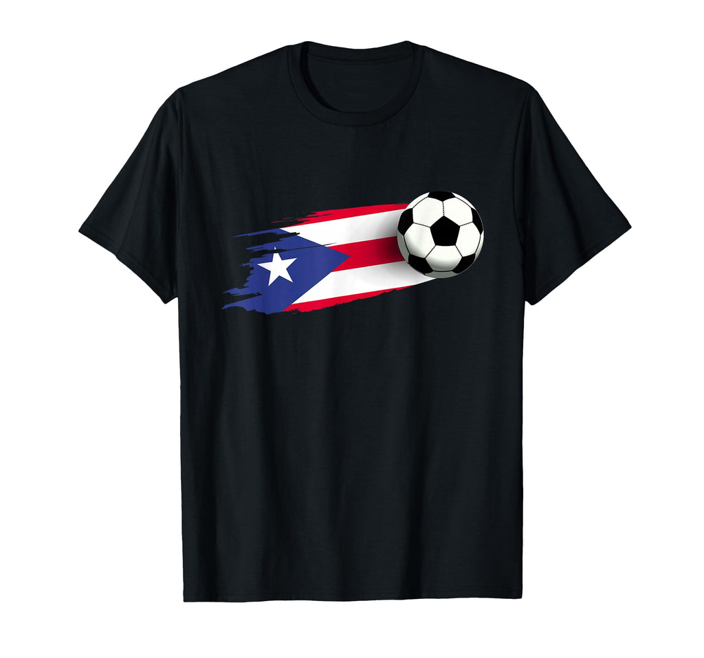 Puerto Rico Flag Puerto Rico Soccer Flag T-Shirt - Unique Graphic Unisex - T-Shirt, Sweatshirt, Hoodie