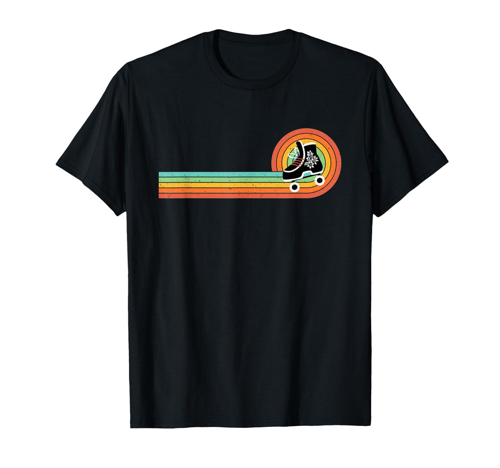 Rollerblading Floral Roller Skates T-Shirt - Minimalist Print for Adults - T-Shirt, Sweatshirt, Hoodie
