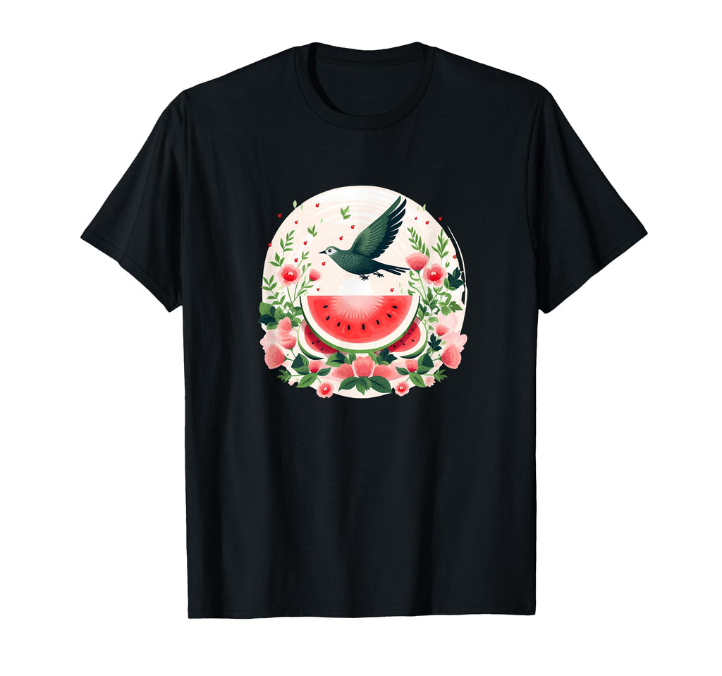 Watermelon Peace Cease Fire Now Palestine T-Shirt - Graphic Print Unisex - T-Shirt, Sweatshirt, Hoodie