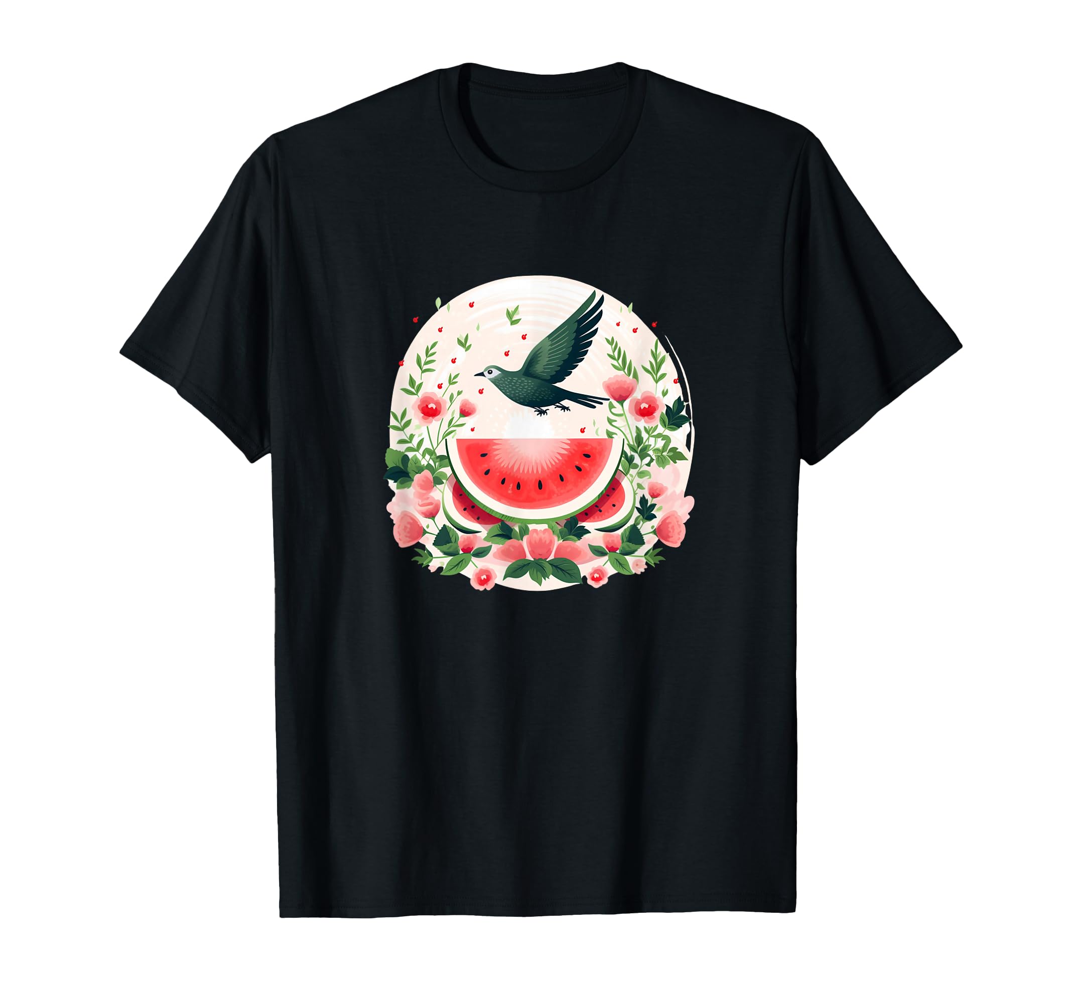 Watermelon Peace Cease Fire Now Palestine T-Shirt - Graphic Print Unisex - T-Shirt, Sweatshirt, Hoodie