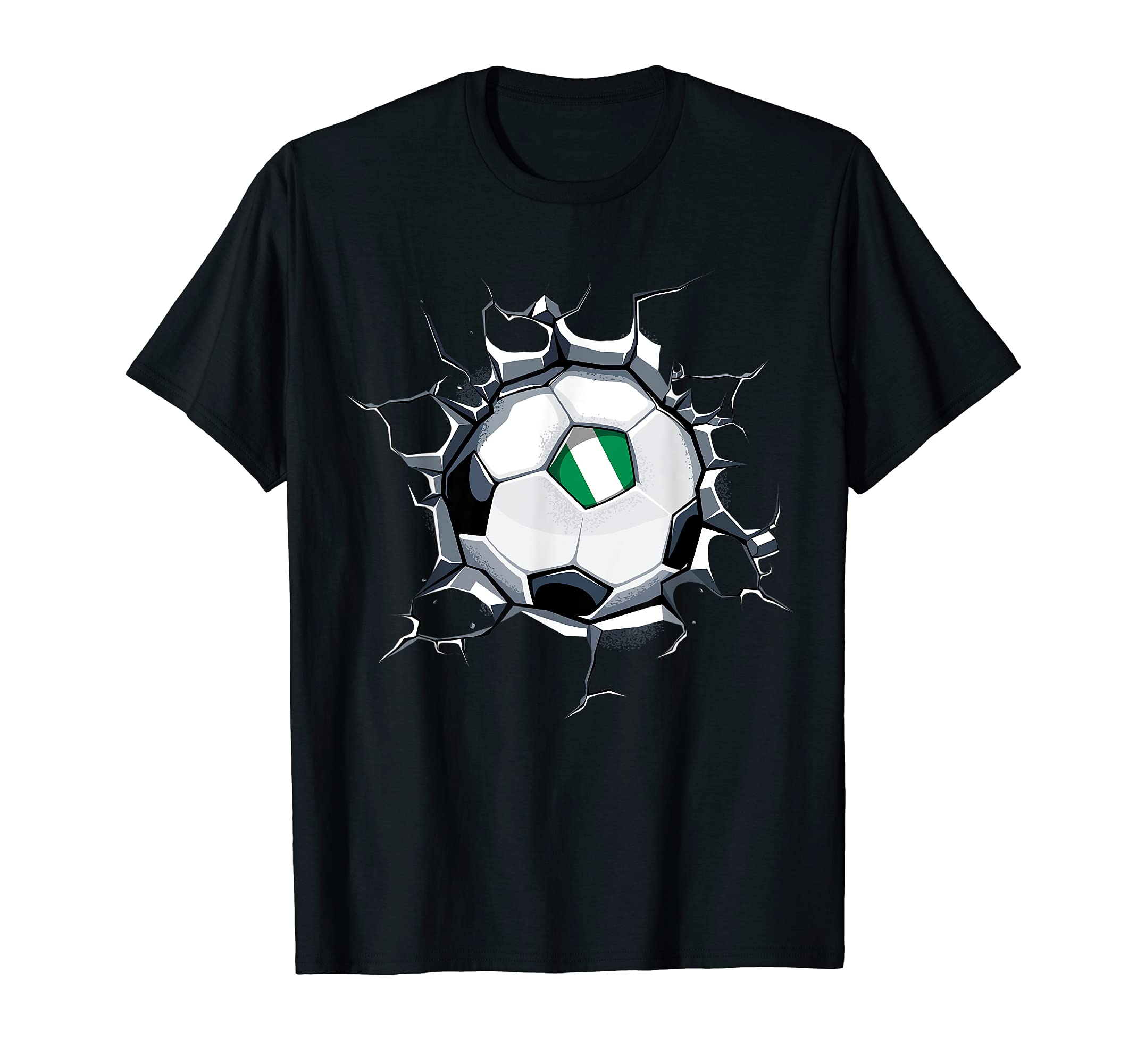 Nigeria Soccer Fans Jersey Nigerian T-Shirt - Streetwear Style Men Women - T-Shirt, Sweatshirt, Hoodie