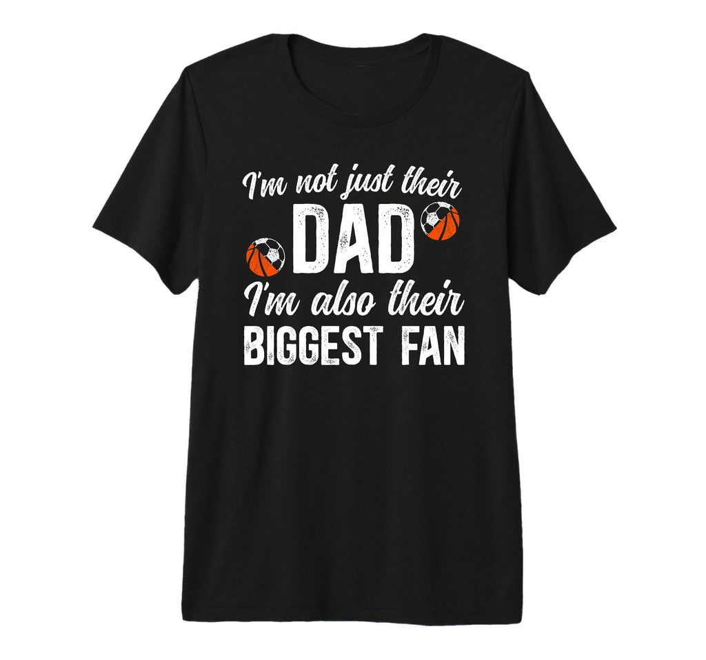 Mens Their Biggest Fan Soccer T-Shirt - Custom Art Print for Adults - T-Shirt, Sweatshirt, Hoodie