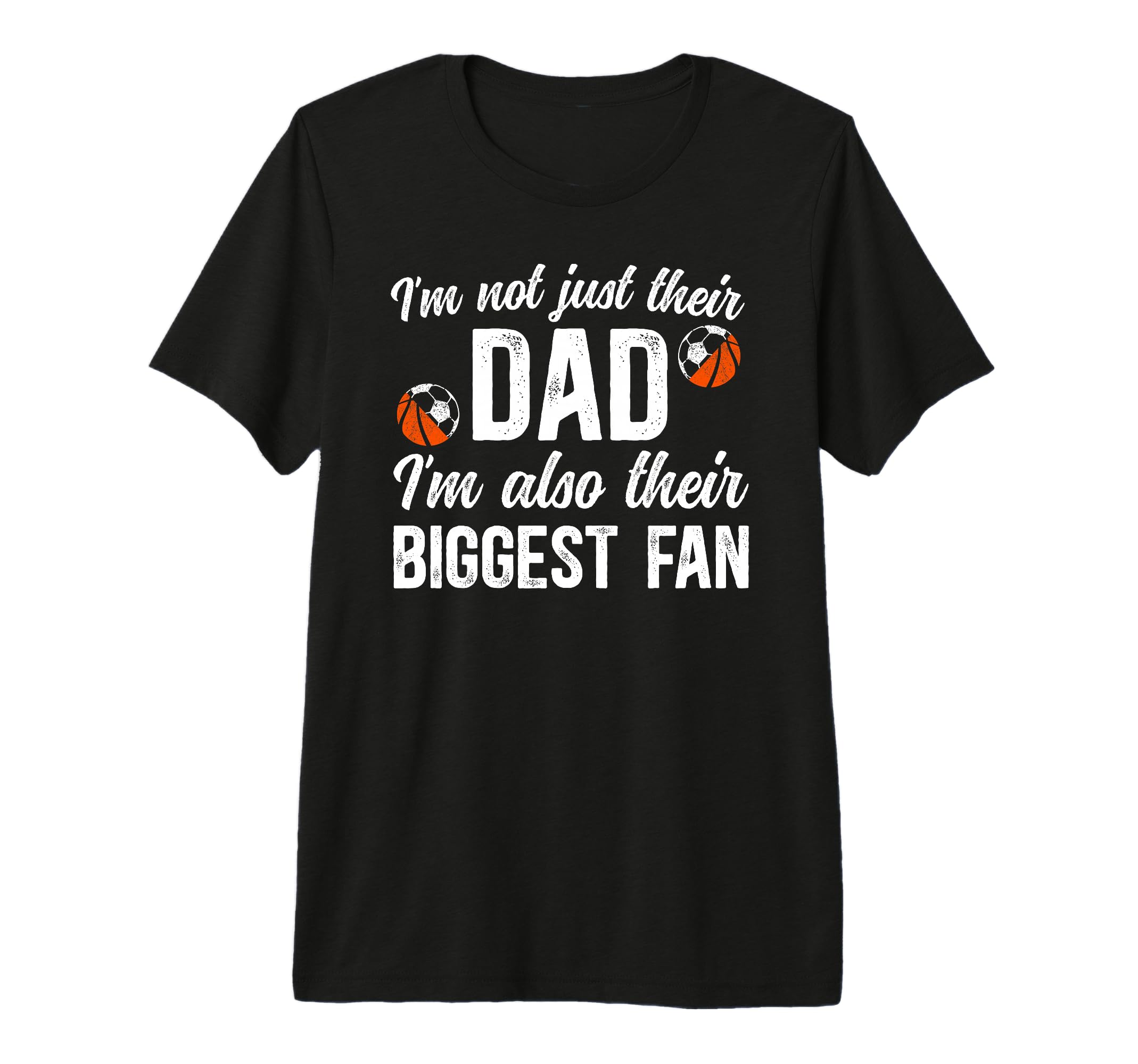 Mens Their Biggest Fan Soccer T-Shirt - Custom Art Print for Adults - T-Shirt, Sweatshirt, Hoodie